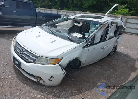 2012 Honda Odyssey Exl из США, поврежденный, VIN 5FNRL5H61CB033681